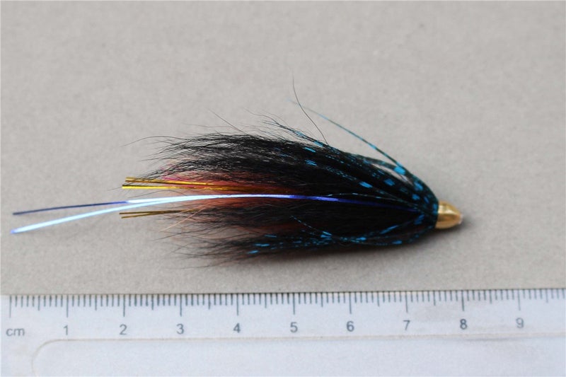 Tigofly 40 pcs/lot 2"" Weighted Cone Head Tube Fly 5 Colors Assorted Streamer Salmon Trout Steelhead Fly Fishing Flies Lures Set - Image 4
